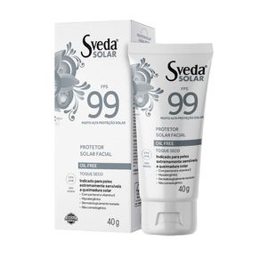 Protetor Solar Facial Sveda Solar FPS99 Oil Free 40g