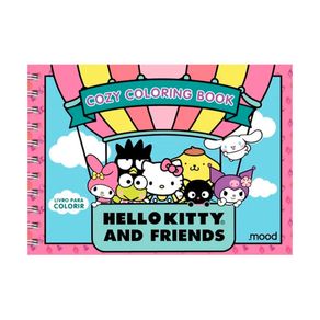 Livro para Colorir Hello Kitty and Friends Cozy Coloring Book 1 Unidade