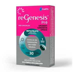 Suplemento Alimentar Regenesis Pré 30 Cápsulas Gelatinosas Moles
