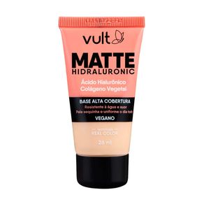 Base Líquida Vult Matte Hidraluronic V100 26ml