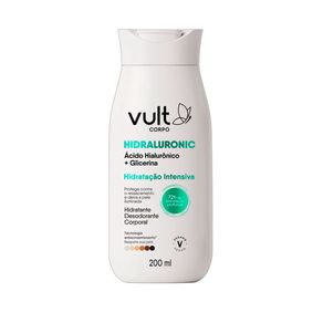 Hidratante Desodorante Corporal Vult Corpo Hidraluronic Hidratação Intensiva 200ml