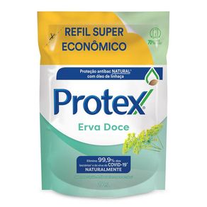 Refil Sabonete Líquido Protex Antibacteriano Erva Doce 200ml
