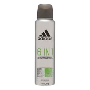 Desodorante Antitranspirante Aerossol Masculino Adidas 6 In 1 150ml
