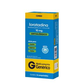 Loratadina 10mg Cimed 12 Comprimidos