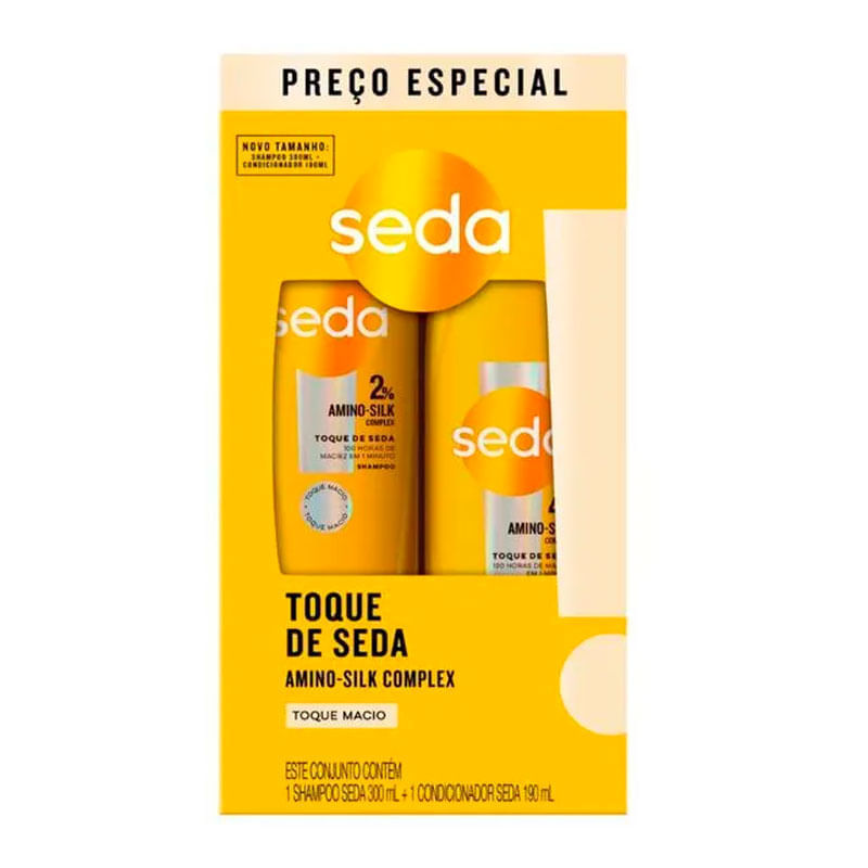 Kit Seda Amino-Silk Complex Toque Seda Shampoo 300ml + Condicionador 190ml