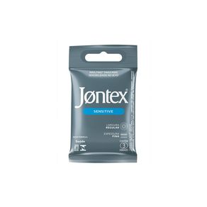 Preservativo Camisinha Jontex Sensitive 3 Unidades