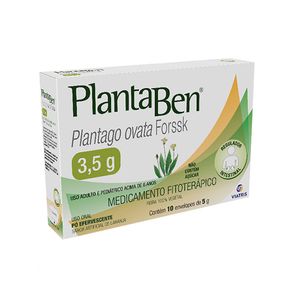 PlantaBen 3,5g Sabor Laranja 10 Envelopes 5g Cada