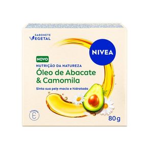 Sabonete Vegetal em Barra Nivea Nutrição da Natureza Óleo de Abacate e Camomila 80g