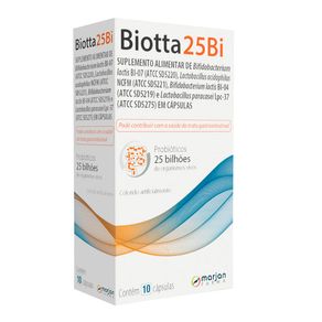 Suplemento Alimentar Biotta 25BI 10 Cápsulas