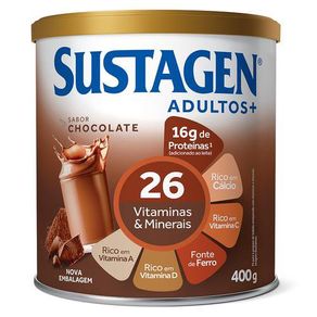 Complemento Alimentar Sustagem Adultos+ Sabor Chocolate 400g
