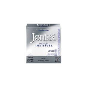 Preservativo Camisinha Jontex Sensação Invisível 2 Unidades