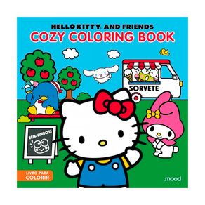 Livro para Colorir Hello Kitty Cozy Coloring Book 1 Unidade