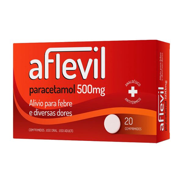 Aflevil 500mg 20 Comprimidos