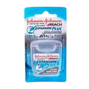 Fio Dental Johnson & Johnson Reach Expansion Plus Extra Fino 50m
