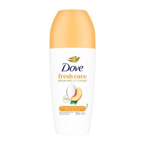 Desodorante Antitraspirante Roll On Dove Fresh Care Pêssego e Leite de Arroz 50ml
