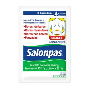 Salonpas Adesivo Grande 4 Unidades