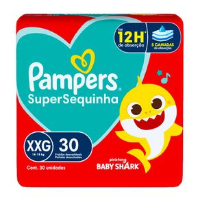 Fralda Pampers Super Sequinha Mega XXG 30 Unidades