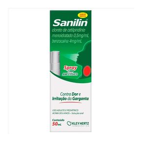 Sanalin Spray Solução Oral Sabor Menta 50ml