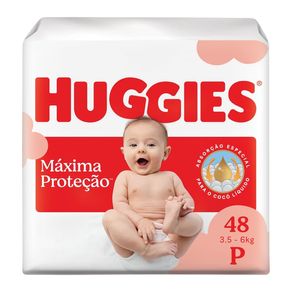 Fralda Huggies Supreme Care Máxima Proteção P 48 Unidades