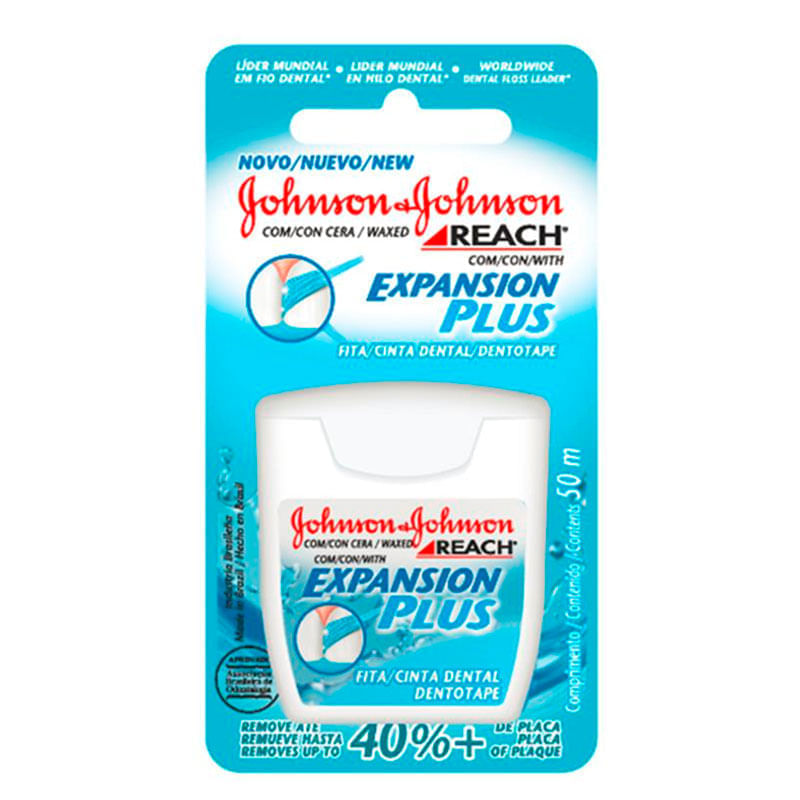 Fita Dental Johnson & Johnson Reach Expansion Plus 50m