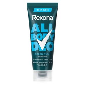 Desodorante Corporal em Creme para Partes Íntimas e Mais Rexona Men All Body Deo Ocean Rush 75g
