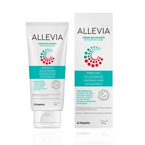 Creme Allevia Relaxante Para Pernas e Pés 200g