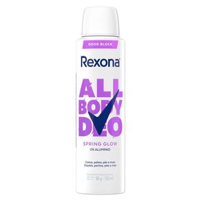 Desodorante Corporal Aerossol para Peitos, Coxas, Pés e Mais Rexona All Body Deo Spring Glow 150ml