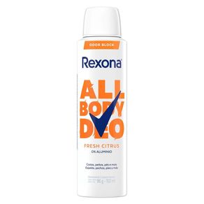Desodorante Corporal Aerossol para Peitos, Coxas, Pés e Mais Rexona All Body Deo Fresh Citrus 150ml