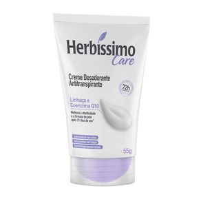 Creme Desodorante Antitranspirante Herbíssimo Care Linhaça e Coenzima Q10 55g