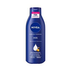 Loção Deo-Hidratante Nivea Milk Pele Seca e Extrasseca 200ml