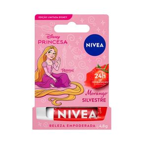 Hidratante Labial Nivea Disney Princesas Rapunzel Ediçao Limitada Morango Silvestre 4,8g