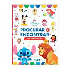 Livro Disney Baby Procurar e Encontrar Grandes Amigos 1 Unidade