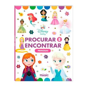 Livro Disney Baby Procurar e Encontrar Princesas 1 Unidade