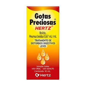 Gotas Preciosas 0,67ml/ml Hertz Solução Gotas 30ml