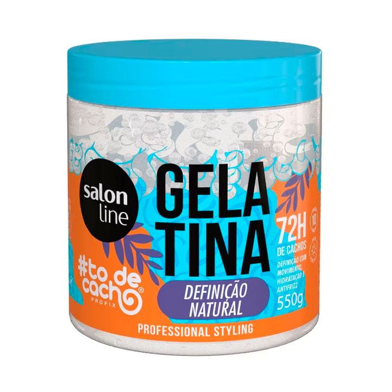 Gelatina Salon Line #TodeCacho Definição Natural 550g