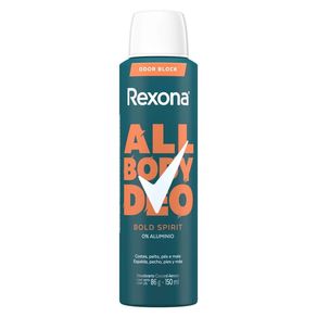 Desodorante Corporal Aerossol para Peitos, Coxas, Pés e Mais Rexona Men All Body Deo Bold Spirit 150ml