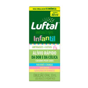 Antigases Luftal Infantil Simeticona 75mg/ml Emulsão Gotas 30ml
