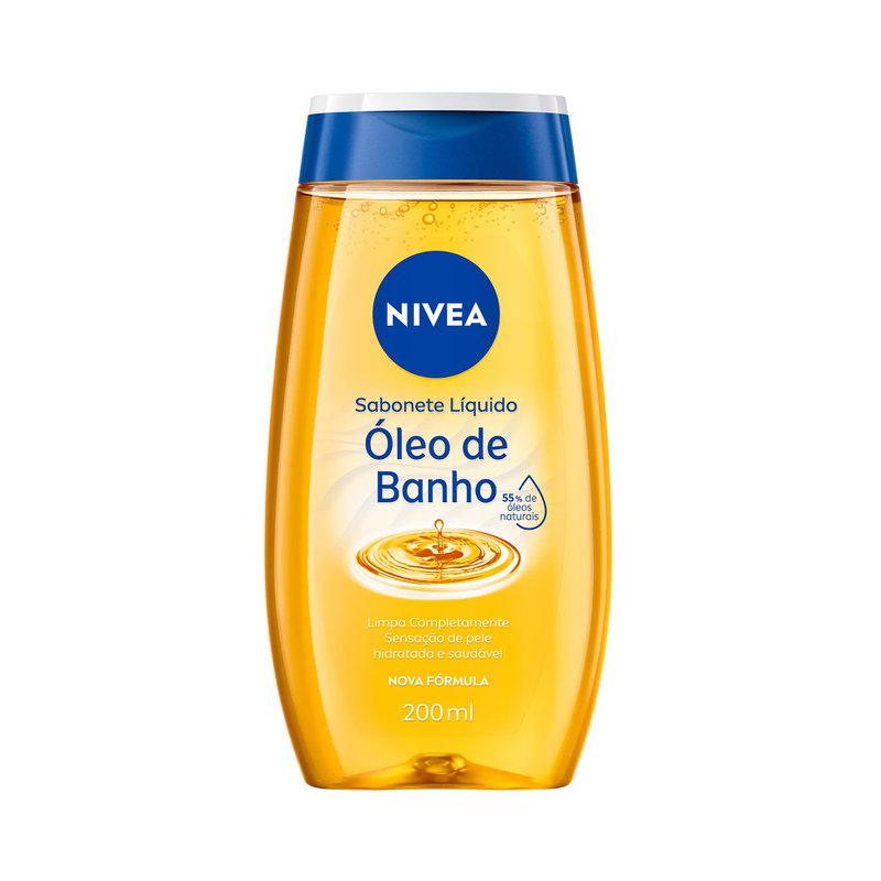 Sabonete Líquido Nivea Natural Óleo de Banho 200ml