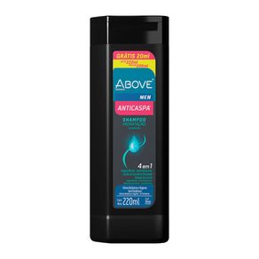 Shampoo Anticaspa Above Men 4 em 1 220ml