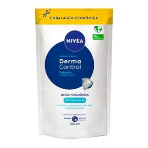 Refil Sabonete Líquido Nivea Derma Control Defende 200ml