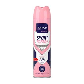 Desodorante Antitranspirante Aerossol Above Women Sport Energy 72h 150ml
