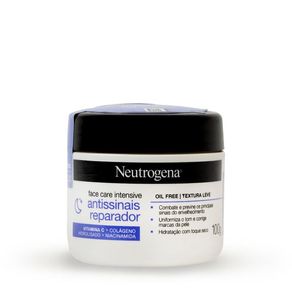 Creme Antissinais Reparador Neutrogena Face Care Intensive Noite 100g