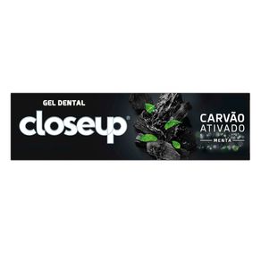 Gel Dental Closeup Carvão Ativado Menta 60g