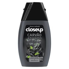 Gel Dental Closeup Carvão Ativado Menta 100g