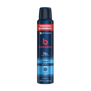 Desodorante Antitranspirante Aerossol Masculino Bozzano Dry 200ml