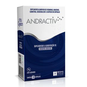 Suplemento Alimentar Andractiv 30 Cápsulas