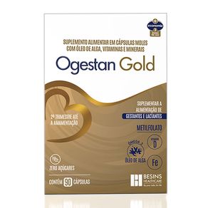 Suplemento Alimentar Ogestan Gold 90 Cápsulas Moles