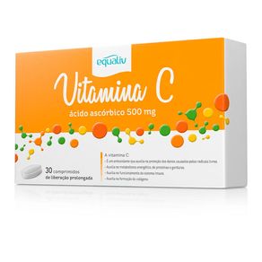 Vitamina C 500mg Equaliv 30 Comprimidos de Liberação Prolongada