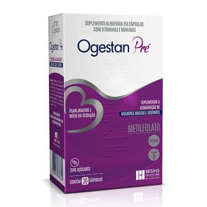 Suplemento Alimentar Ogestan Pré 30 Cápsulas