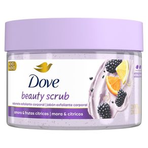 Sabonete Esfoliante Corporal Dove Beauty Scrub Amora e Frutas Cítricas 280g
